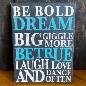 NWT Motivational Wall Art